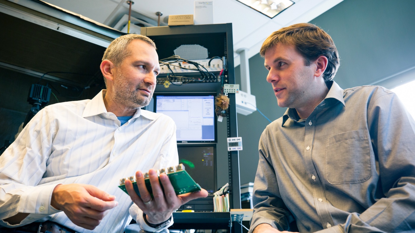 Gladstone scientists Anatol Kreitzer and Scott Owen Gladstone scientists Anatol Kreitzer and Scott Owen