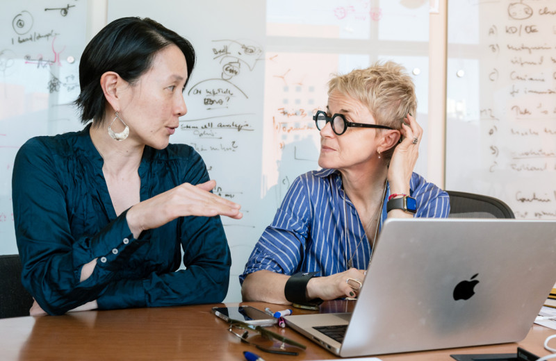 Nadia Roan and Melanie Ott in conversation at Gladstone Institutes