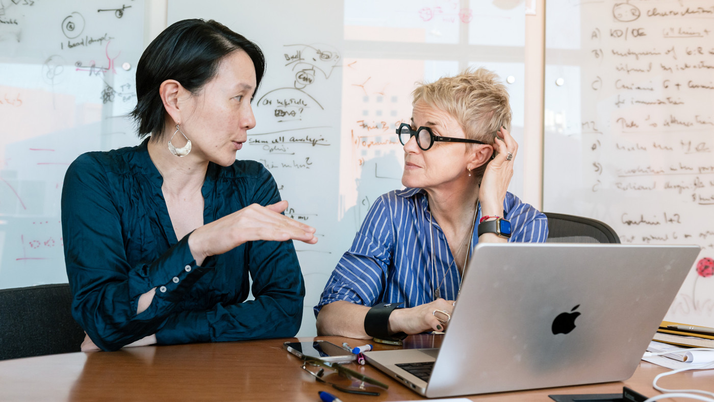 Nadia Roan and Melanie Ott in conversation at Gladstone Institutes