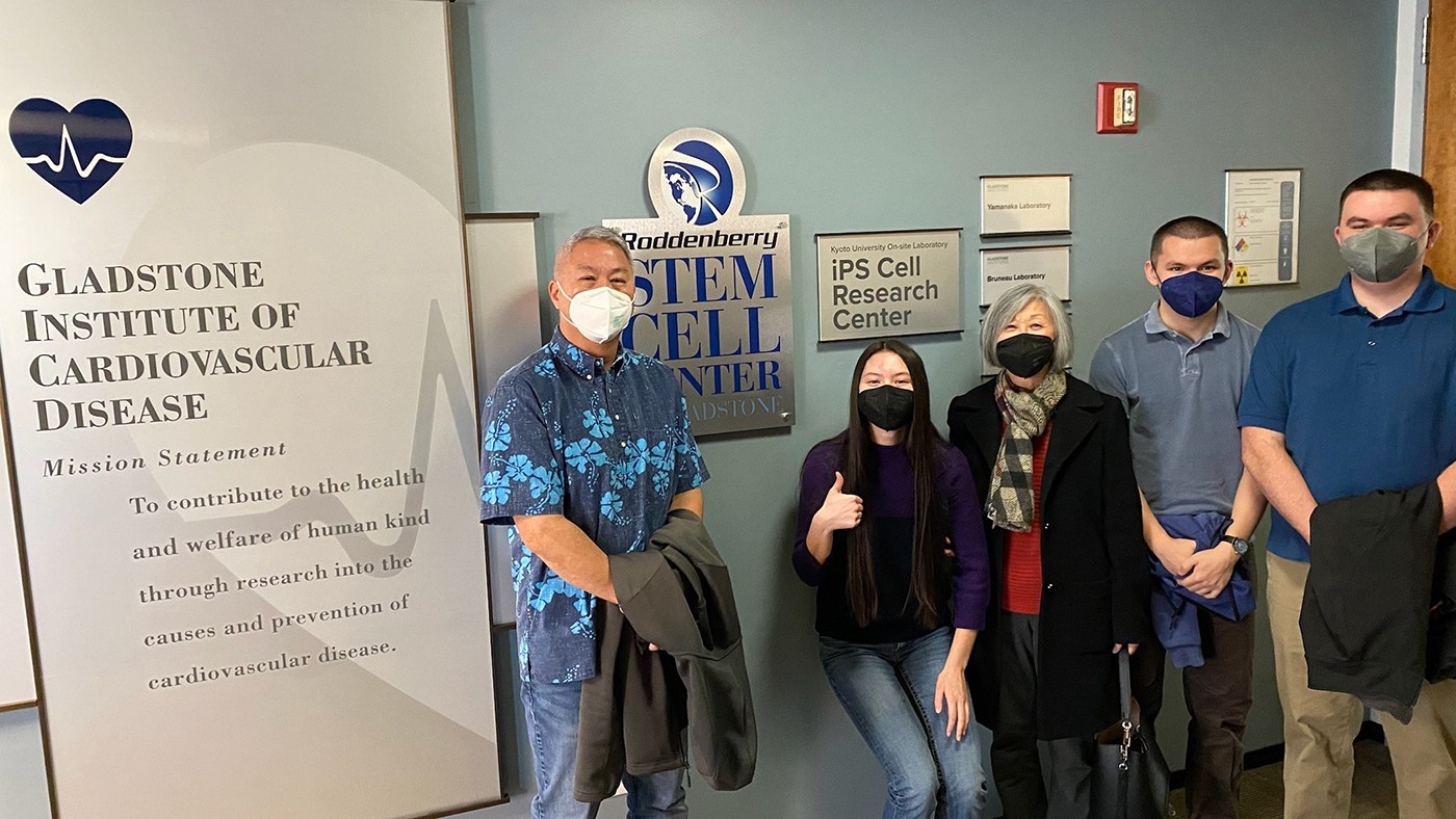 Gloria Kwei and her family take a tour of Gladstone in December 2022.