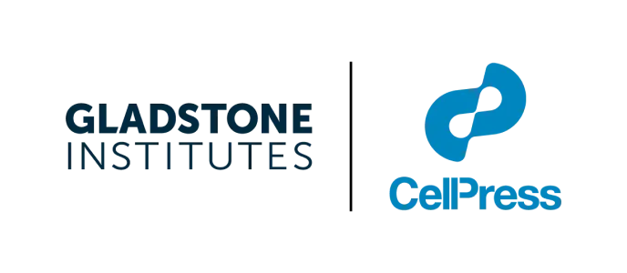 Logos of Gladstone Institutes and Cell Press, representing their collaboration on the Ogawa-Yamanaka Stem Cell Prize.