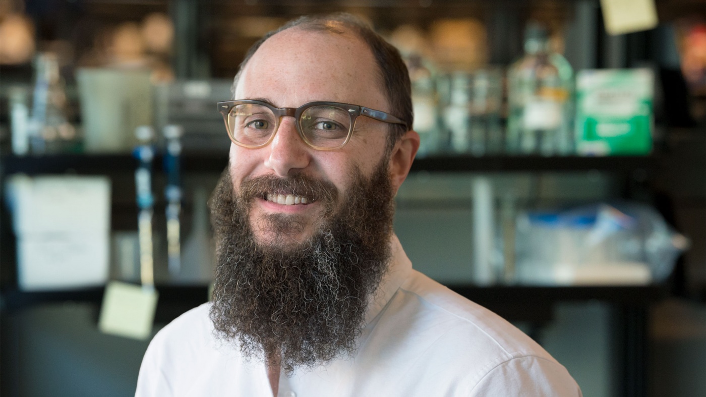 Seth Shipman in his lab