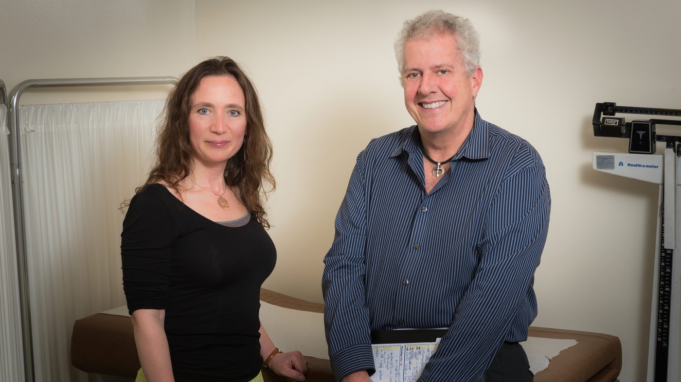 Patricia Defechereux and Robert Grant