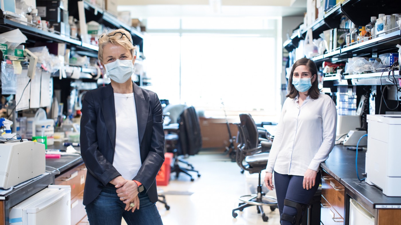Melanie Ott and Parinaz Fozouni, Gladstone Institutes